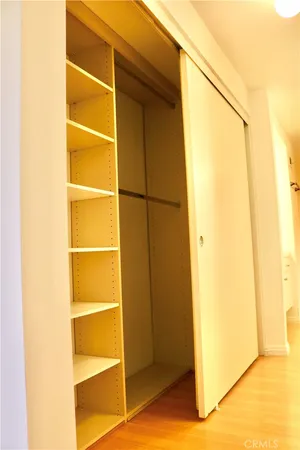 a view of a room with door