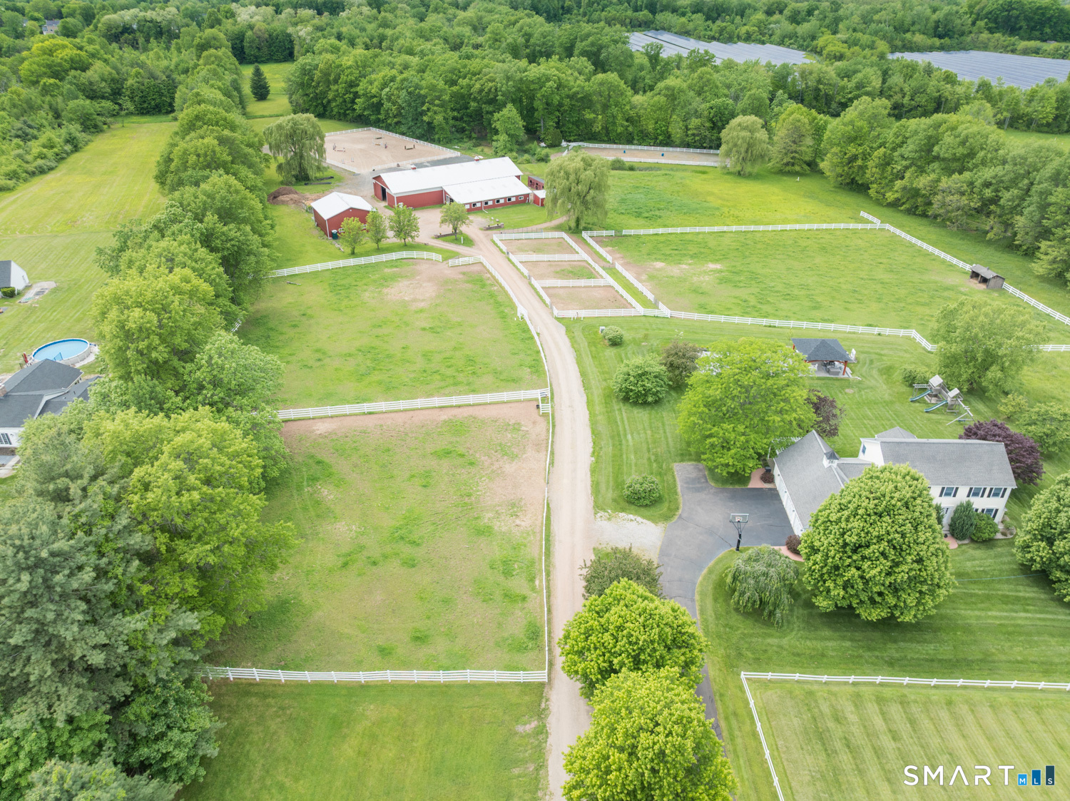 949 North Street Suffield, CT 06078 - Photo 3 of 33 a view of a tennis court