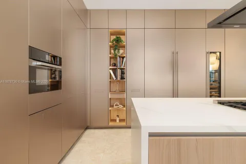 a utility room with closet