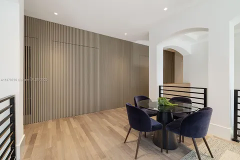 a workspace with furniture and window