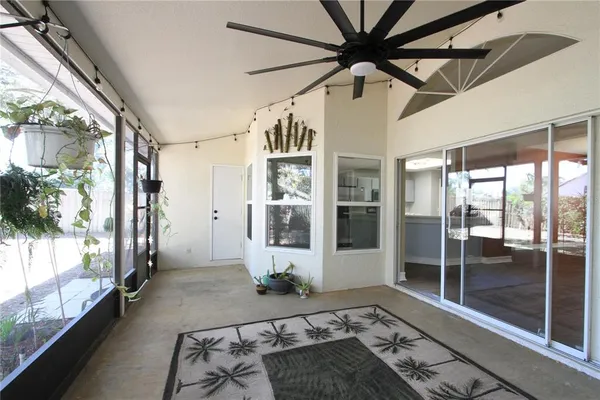 a backyard of a house