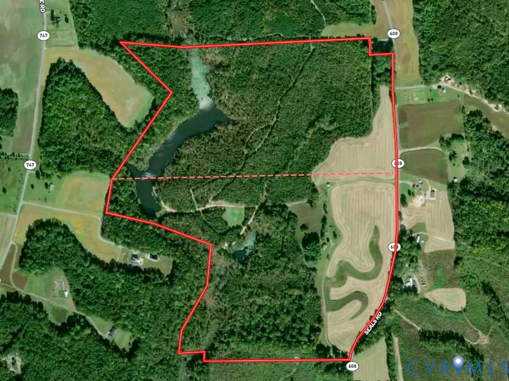 18262 Seals Road Bowling Green, VA 22427 - Photo 49 of 50 an aerial view of a yard