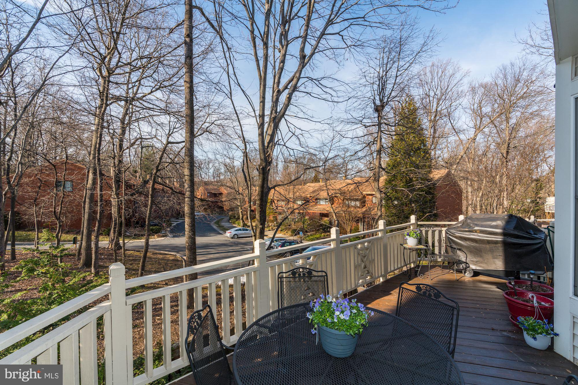 11516 Waterhaven Court Reston, VA 20190 - Photo 16 of 46 Large Tree Framed Deck perfect for Outdoor Dining