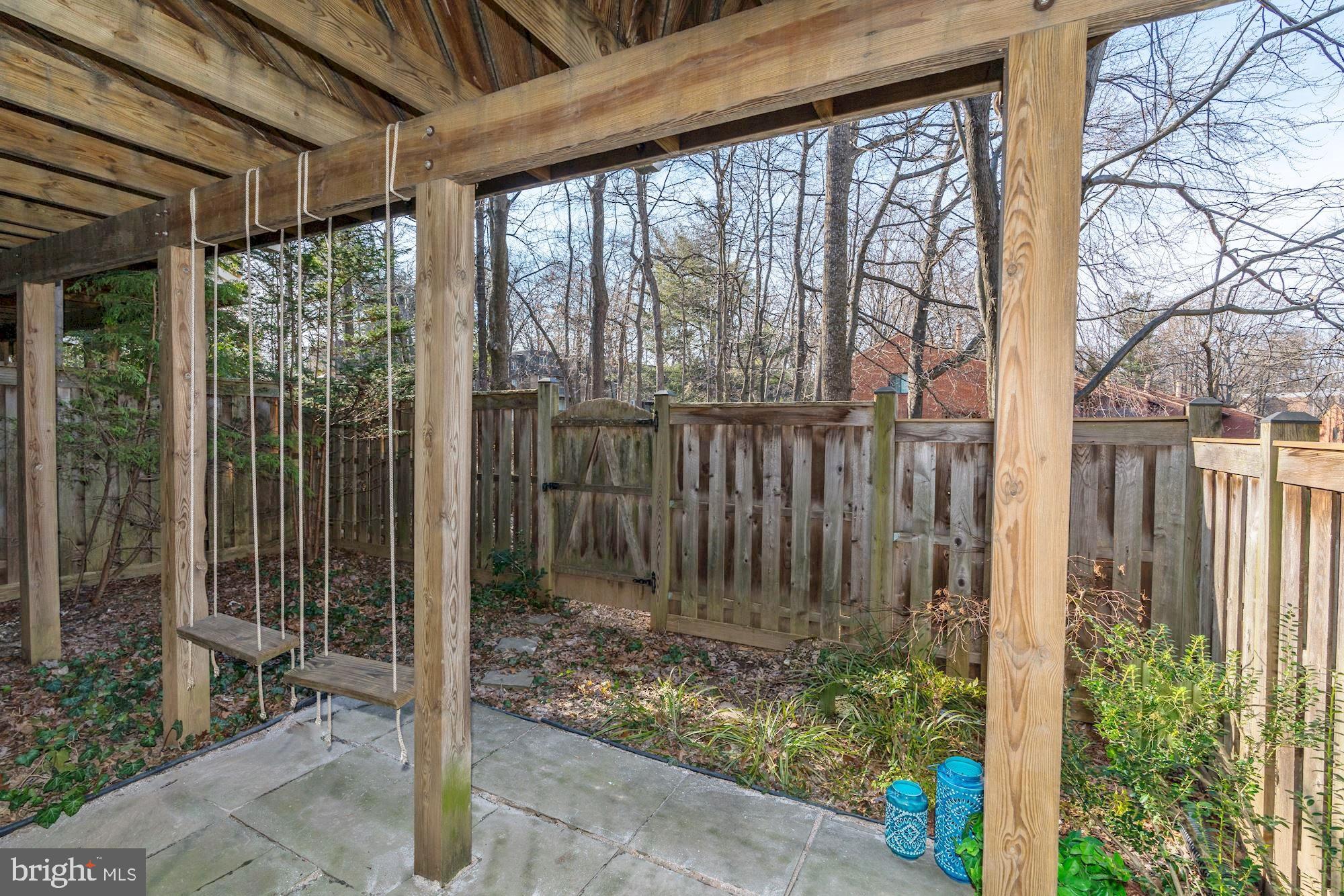11516 Waterhaven Court Reston, VA 20190 - Photo 37 of 46 Private Yard wSlate Patio & Low Maintenance Garden