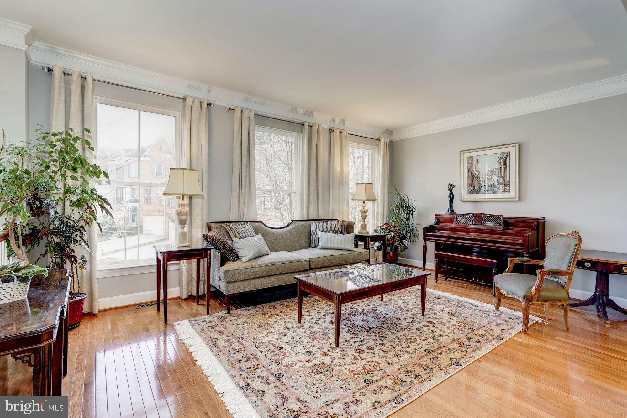 11516 Waterhaven Court Reston, VA 20190 - Photo 5 of 46 Fabulous Triple Windows and Custom Crown Molding