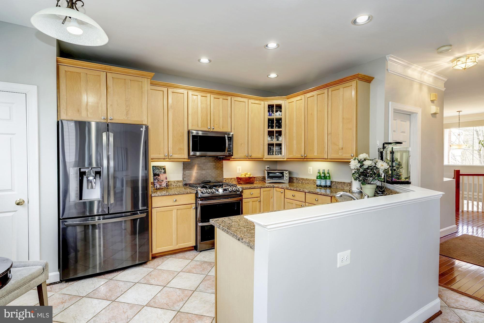11516 Waterhaven Court Reston, VA 20190 - Photo 9 of 46 Beautiful Updated Gourmet Kitchen with Pantry
