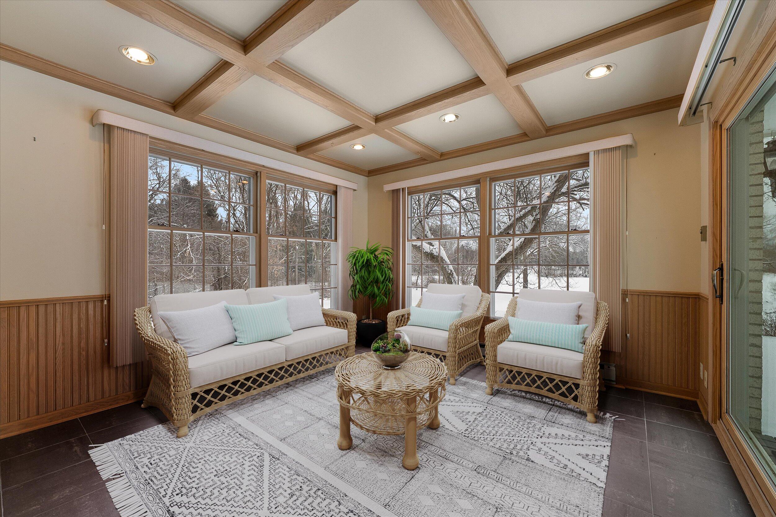 8704 West Bonniwell Road Mequon, WI 53097 - Photo 15 of 58 Sunroom