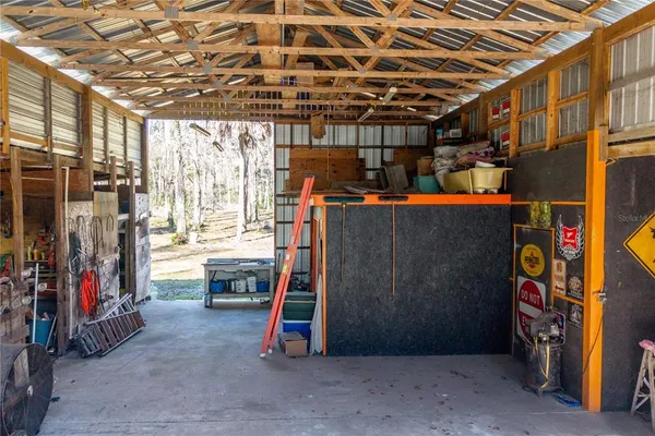 a view of storage and utility room