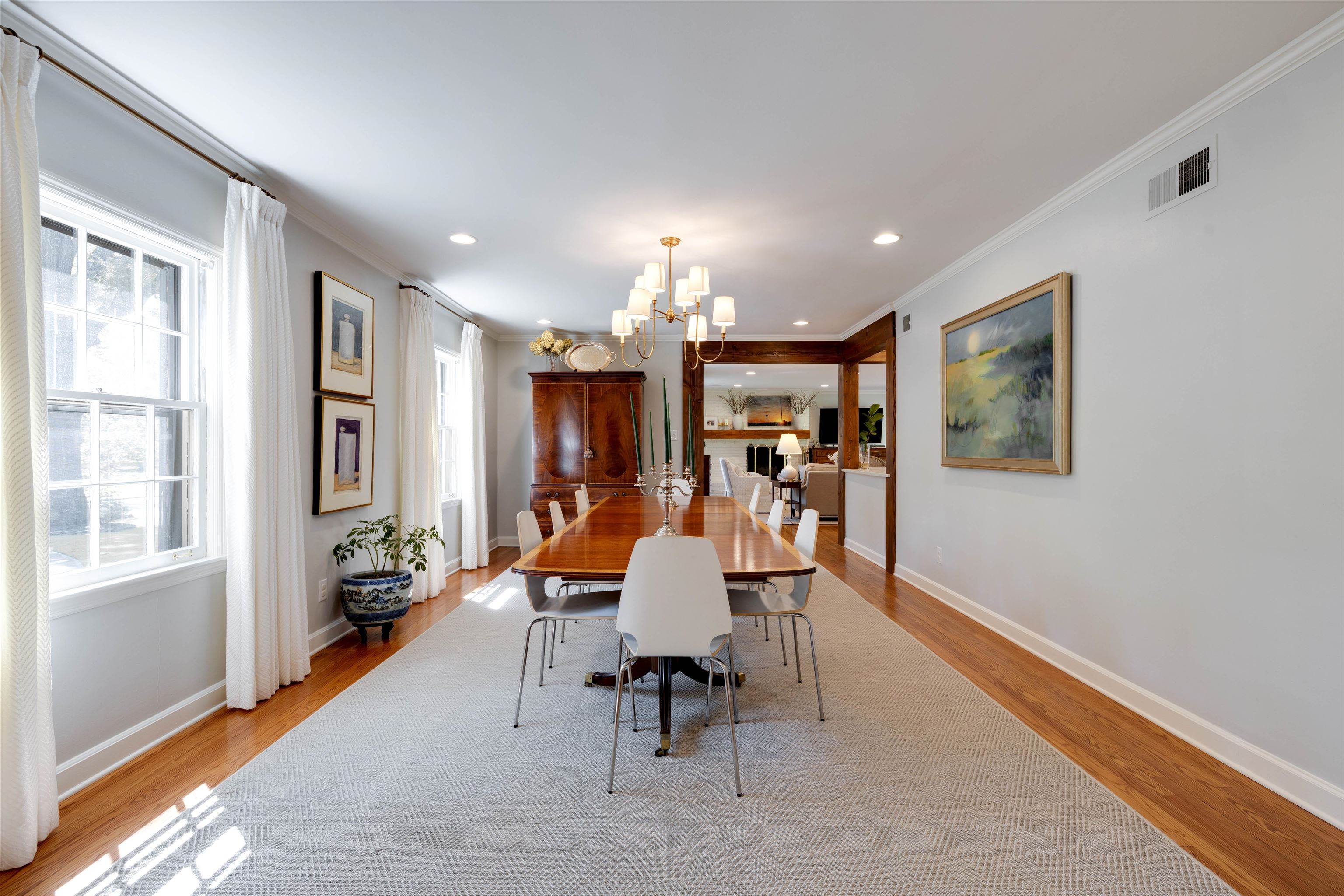 5430 Normandy Road Memphis, TN 38120 - Photo 6 of 32 Great light from the windows and natural flow into the gathering room and kitchen.