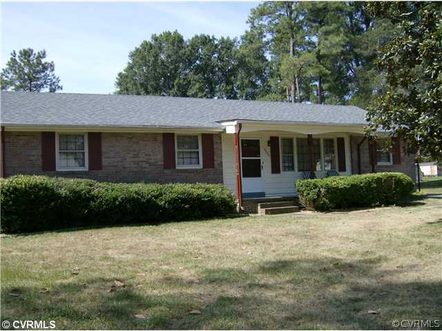 10357 Jason Road Richmond, VA 23235 - Photo 1 of 4 Exterior Front - Brick Home with an Enclosed Porch