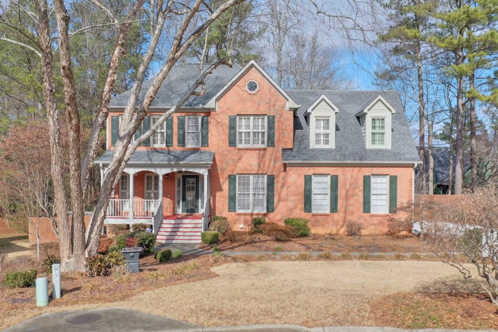 3286 Rusty Run Powder Springs, GA 30127 - Photo 1 of 1 a front view of a house with a yard