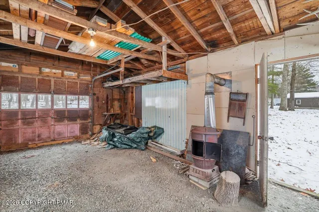 a view of porch with seating space