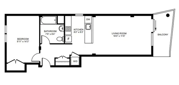 $2,699 | 524 Ocean View Avenue, Unit A3 | Brighton Beach