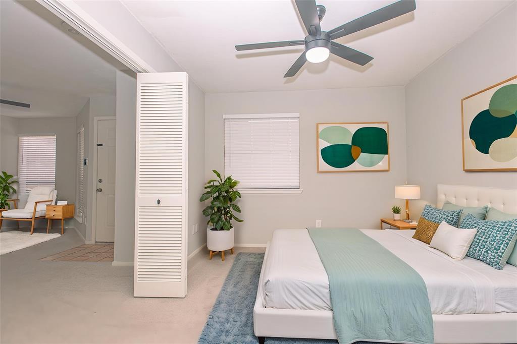 3022 Forest Lane, Unit 308 Dallas, TX 75234 - Photo 5 of 8 Virtually staged- oversized Primary Bed Room