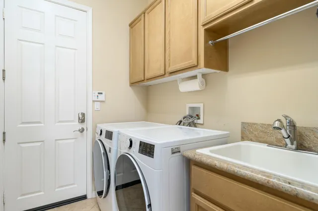 a view of a lake with a yard