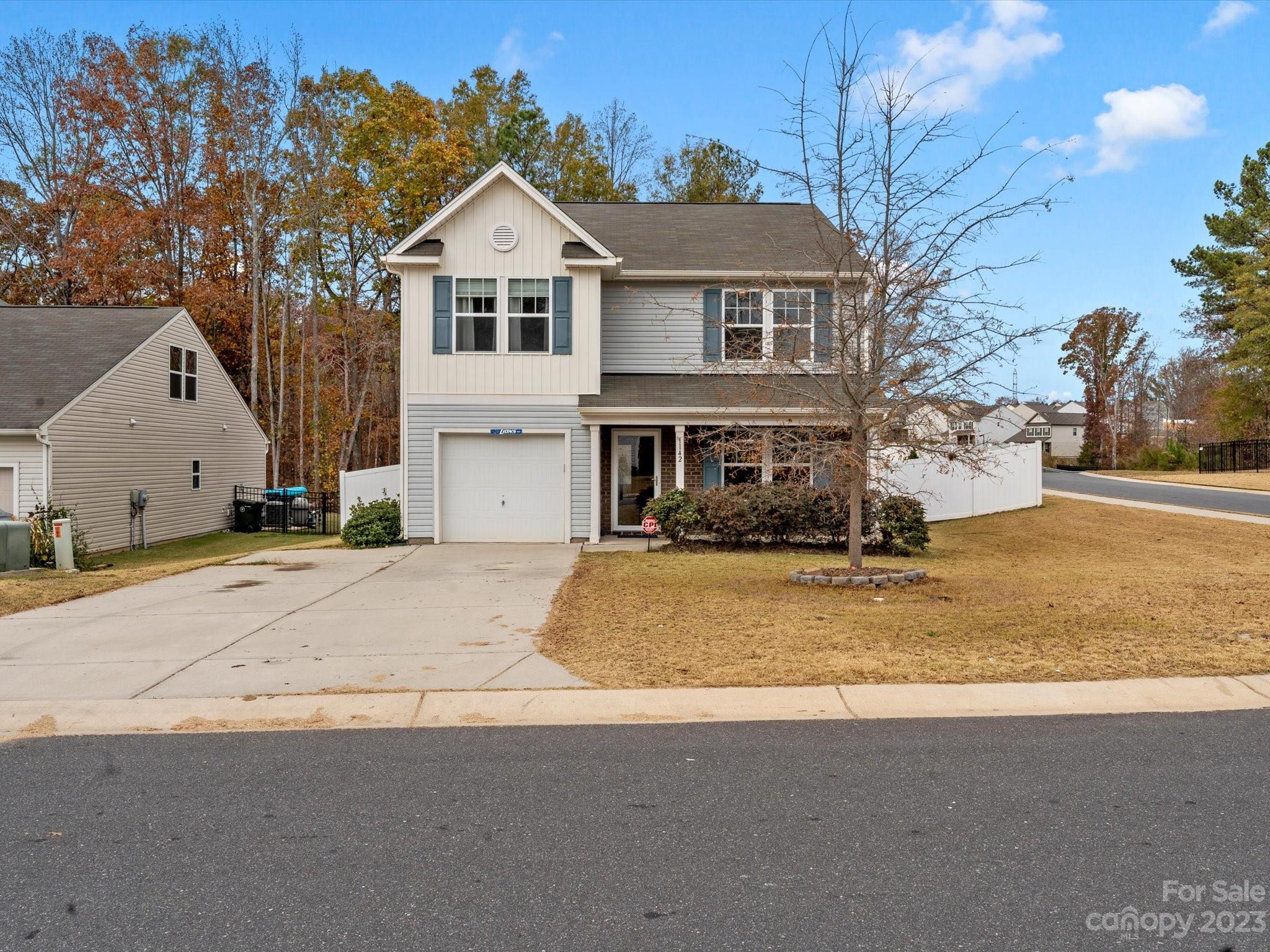 1142 Whitehall Hill Road York, SC 29745 - Photo 2 of 43 a front view of a house with a yard and garage