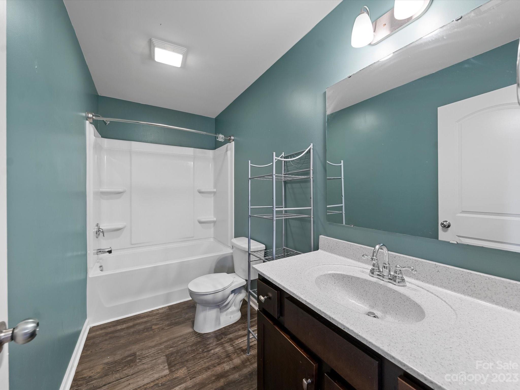 1142 Whitehall Hill Road York, SC 29745 - Photo 35 of 43 a bathroom with a sink a toilet and shower