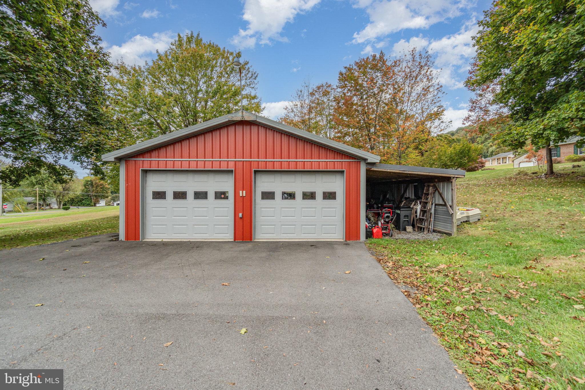 685 Dry Valley Road Lewistown, PA 17044 - Photo 28 of 32 2015 detached garage hosts lien-too mower storage