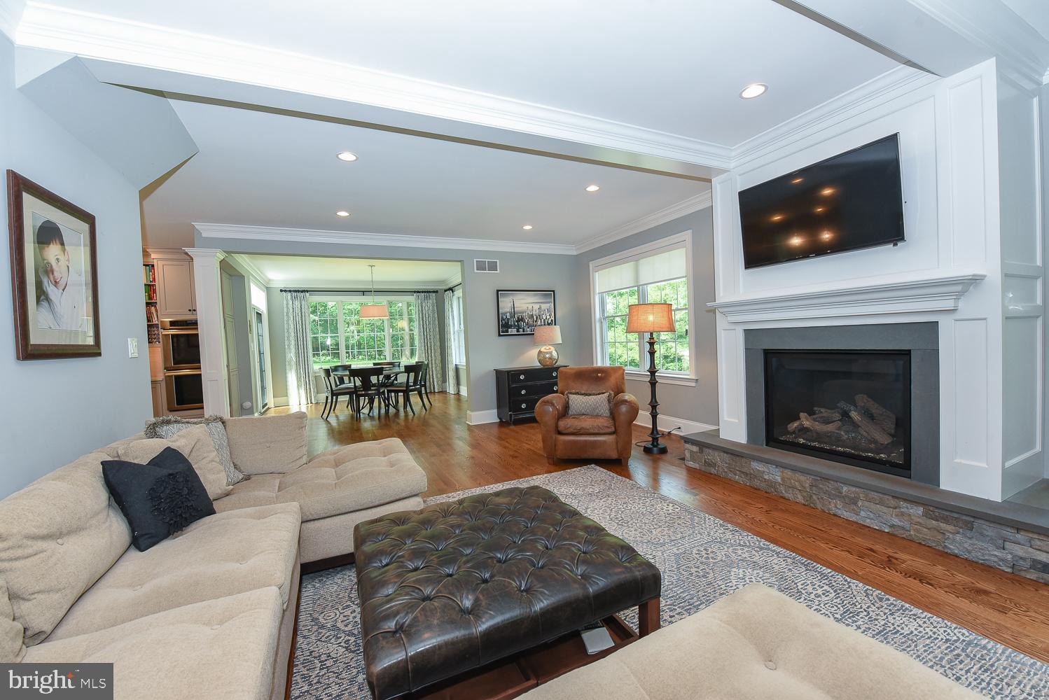 688 Knox Road Wayne, PA 19087 - Photo 17 of 51 Family Room with Gas Fireplace