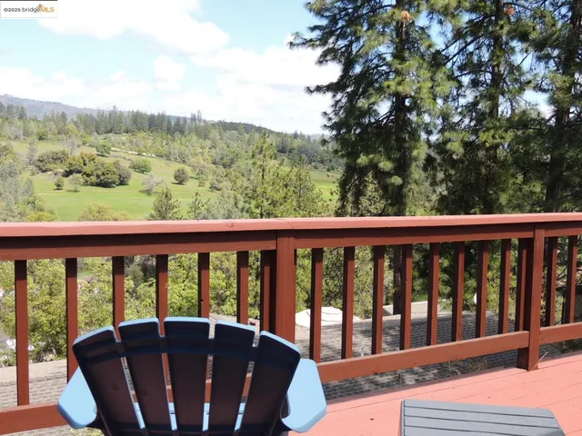 a view of lake from yard