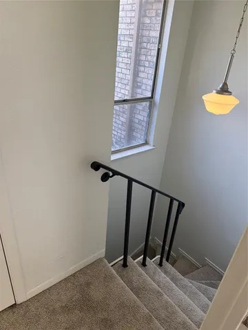 a view of an entryway with a window