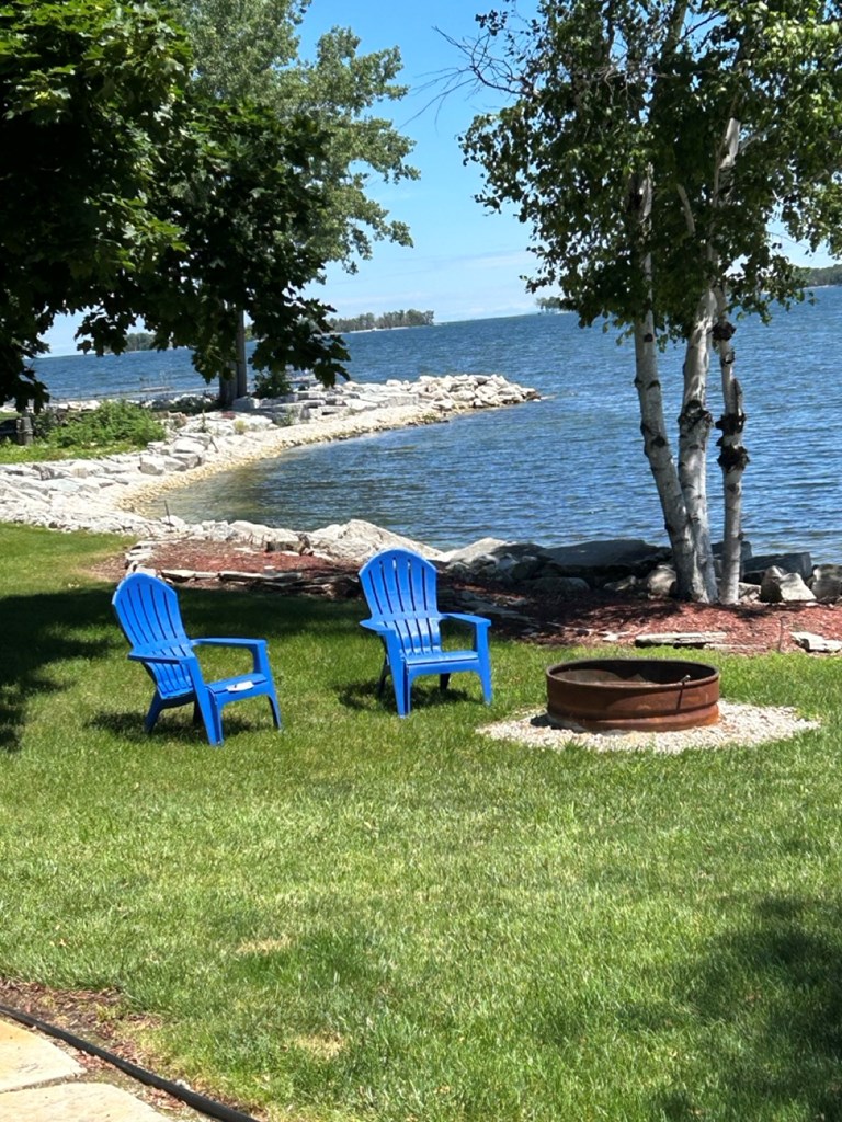 3955 Rileys Point Road Sturgeon Bay, WI 54235 - Photo 10 of 36 Fire Pit