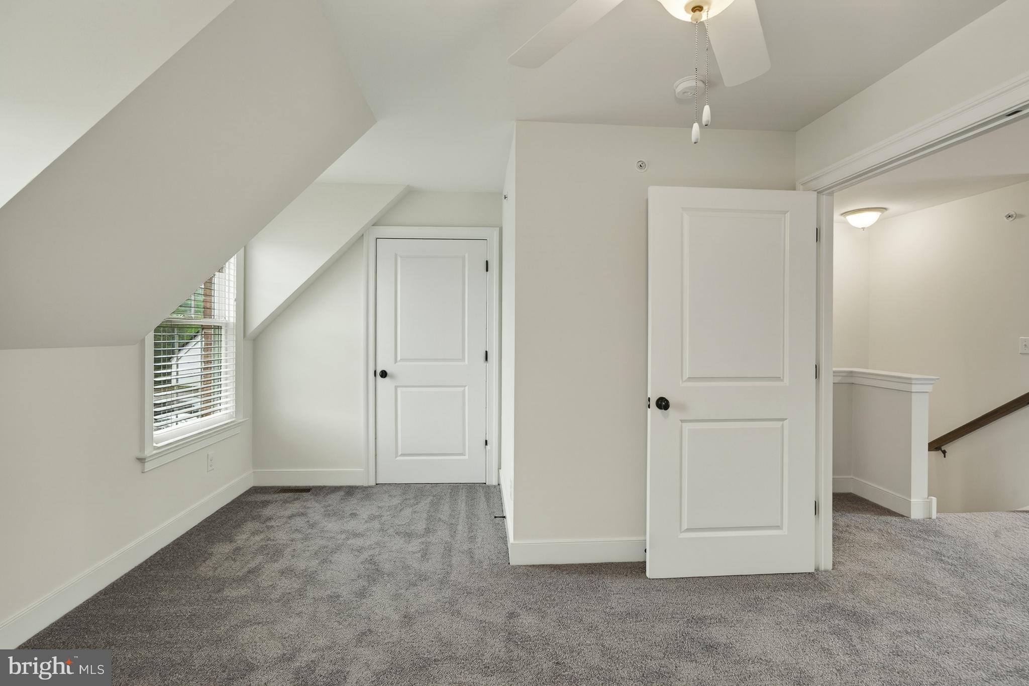 610 D Street Kennett Square, PA 19348 - Photo 21 of 24 3rd floor bedroom with closet & double door entry