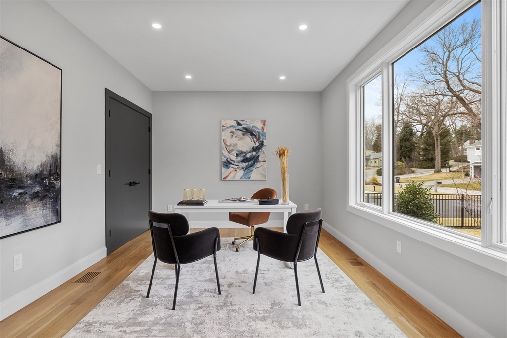 68 Longmeadow Road Belmont, MA 02478 - Photo 15 of 39 a dining room with furniture and a large window