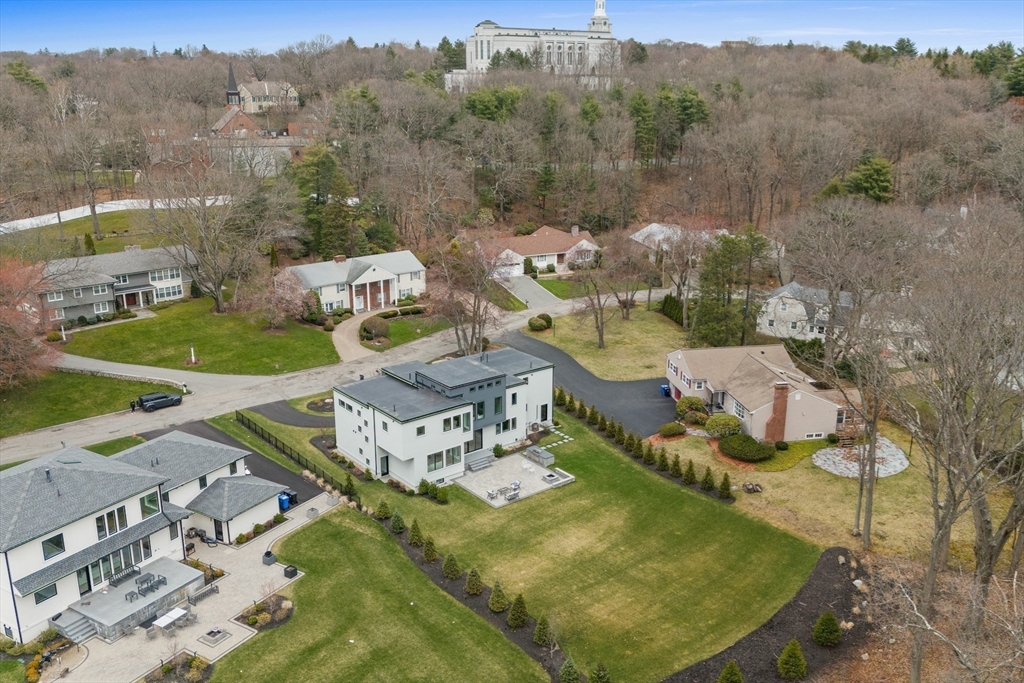 68 Longmeadow Road Belmont, MA 02478 - Photo 39 of 39 an aerial view of a house with garden space and ocean view