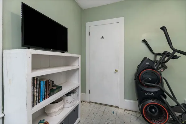 a view of storage and utility room