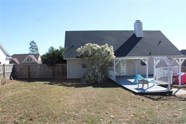 a view of a porch with furniture