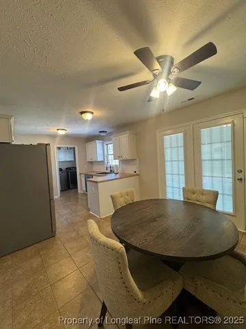 a view of kitchen and window