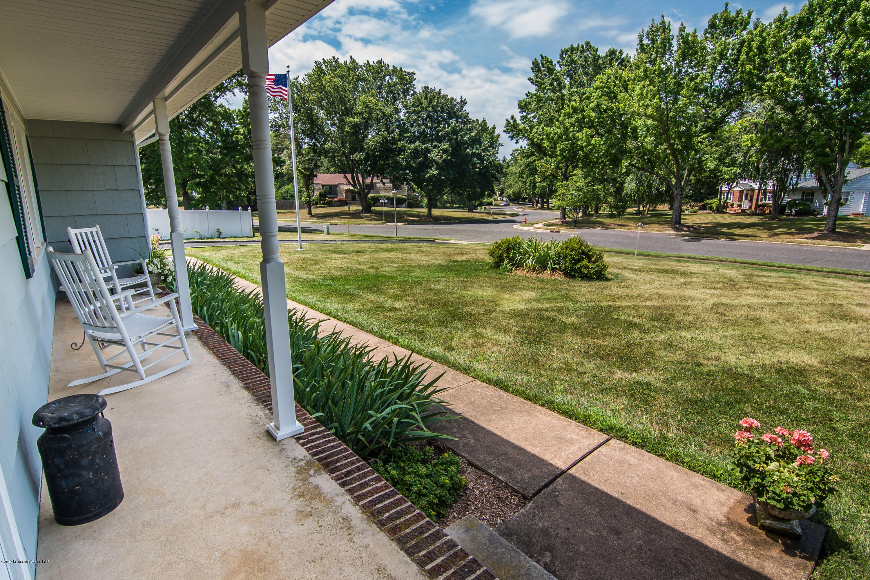 22 Old Post Road Freehold, NJ 07728 - Photo 40 of 61 a view of a swimming pool with a patio