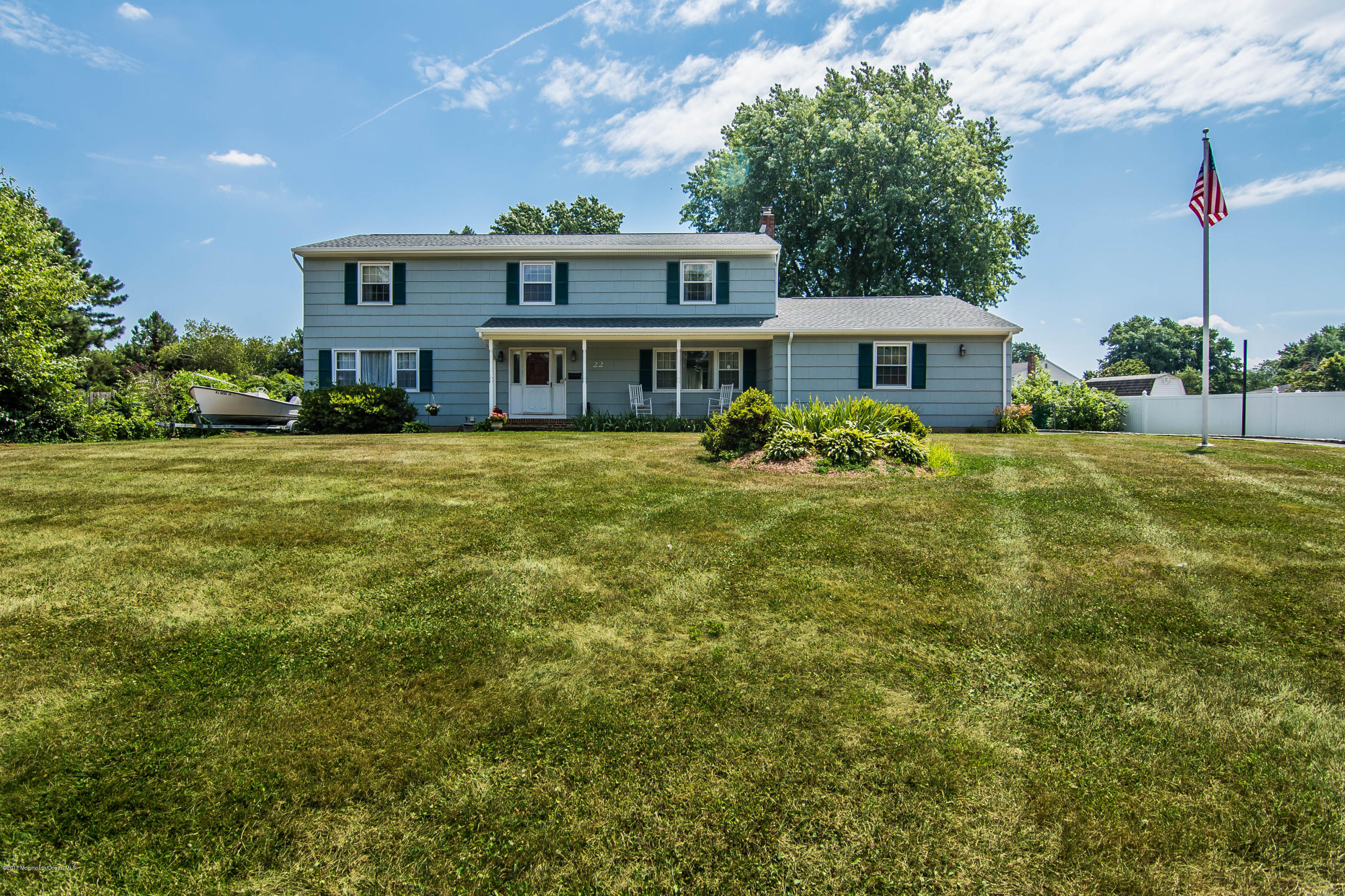 22 Old Post Road Freehold, NJ 07728 - Photo 41 of 61 a front view of a house with garden
