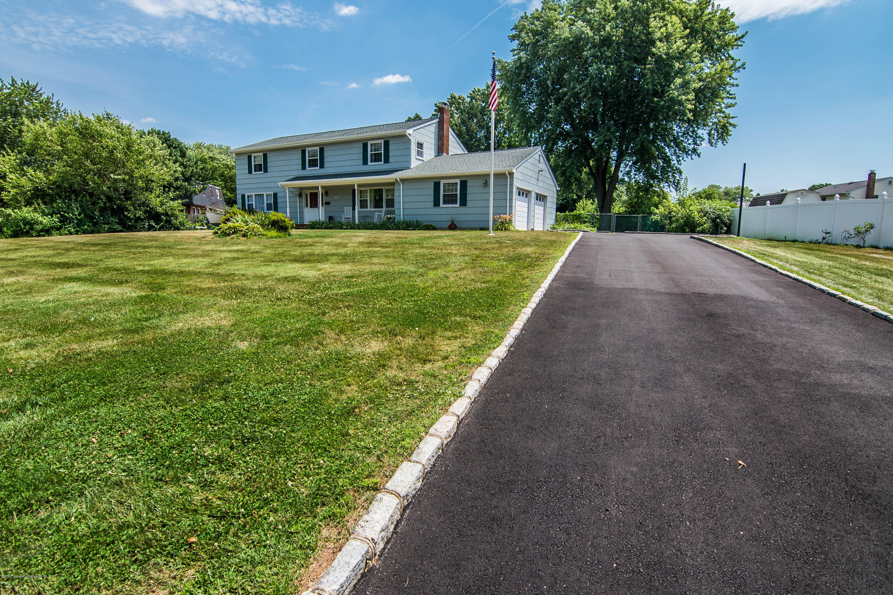 22 Old Post Road Freehold, NJ 07728 - Photo 42 of 61 a view of a house with a big yard