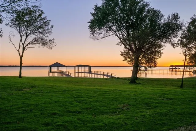 a view of a grassy field