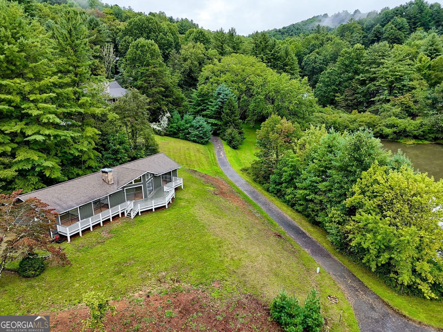 156 Tahoe Lane Dillard, GA 30537 - Photo 73 of 76 an aerial view of a house
