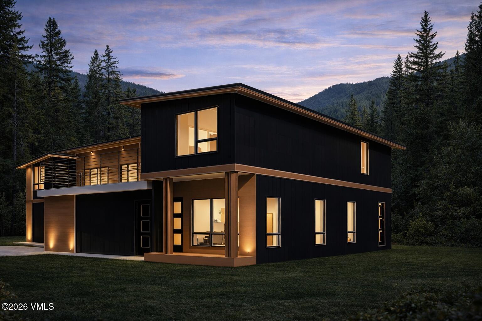 3594 Ski Hill Road Breckenridge, CO 80424 - Photo 10 of 32 3594 Ski Hill Rd - Side View Twilight