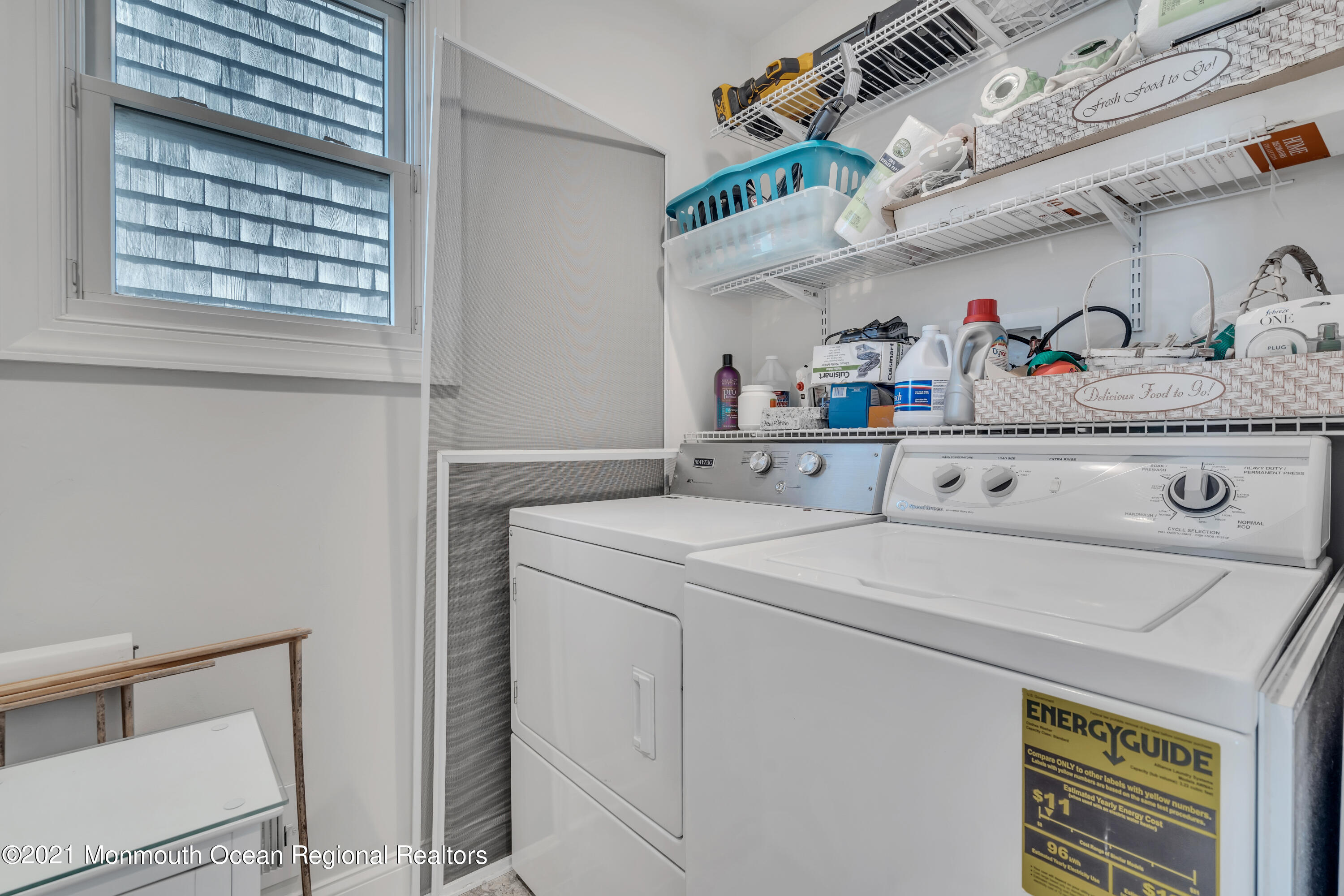 369 Beach Front Manasquan, NJ 08736 - Photo 16 of 49 a utility room with dryer and washer