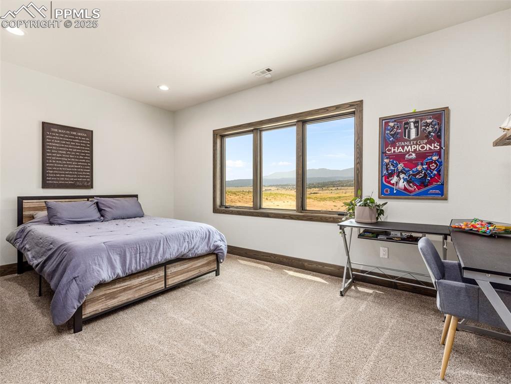 5843 Hart Ranch Drive Beulah, CO 81023 - Photo 31 of 50 a bedroom with a bed and a window