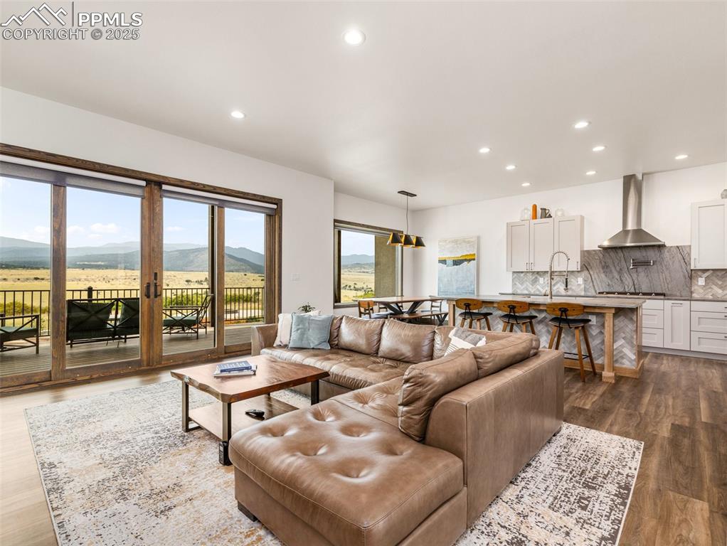 5843 Hart Ranch Drive Beulah, CO 81023 - Photo 10 of 50 a living room with furniture and a large window