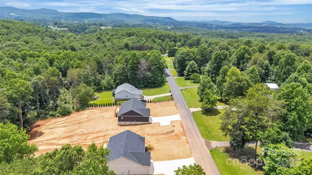 a view of a backyard with a garden