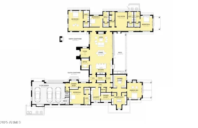 a front view of a house with a yard potted plant