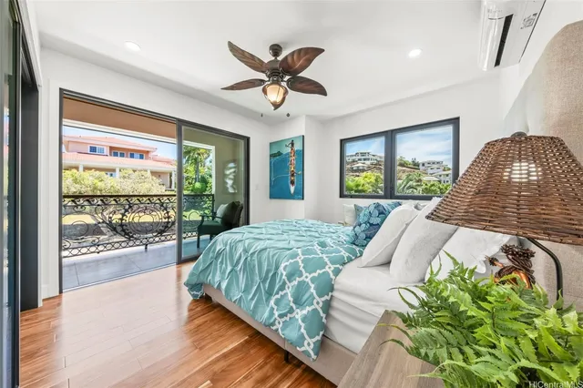 a view of a living room and dining room
