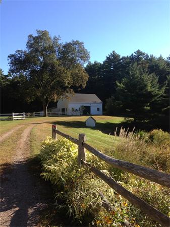 42 Topsfield Road Boxford, MA 01921 - Photo 28 of 30 a view of a swimming pool with a garden
