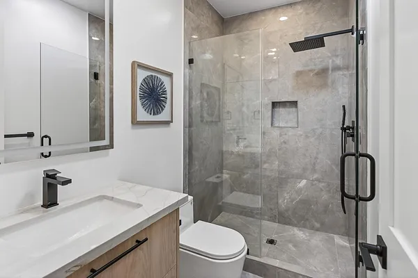 a view of cabinets with sink