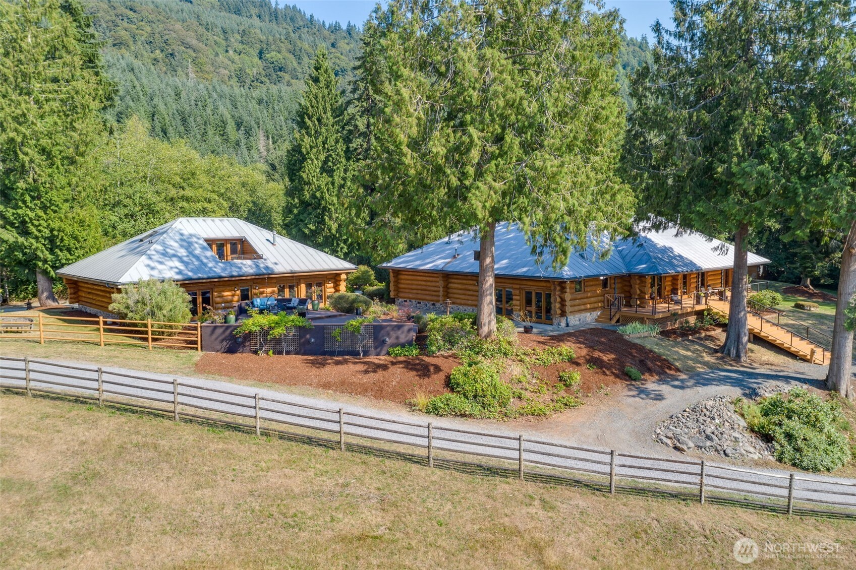 a front view of a house with porch