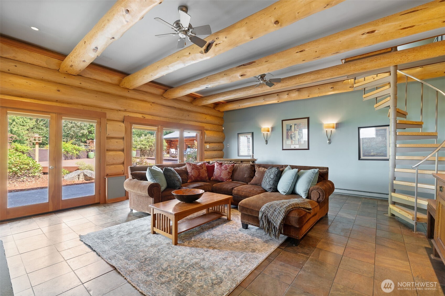 550 Manley Road Bellingham, WA 98229 - Photo 17 of 40 a living room with furniture and a large window