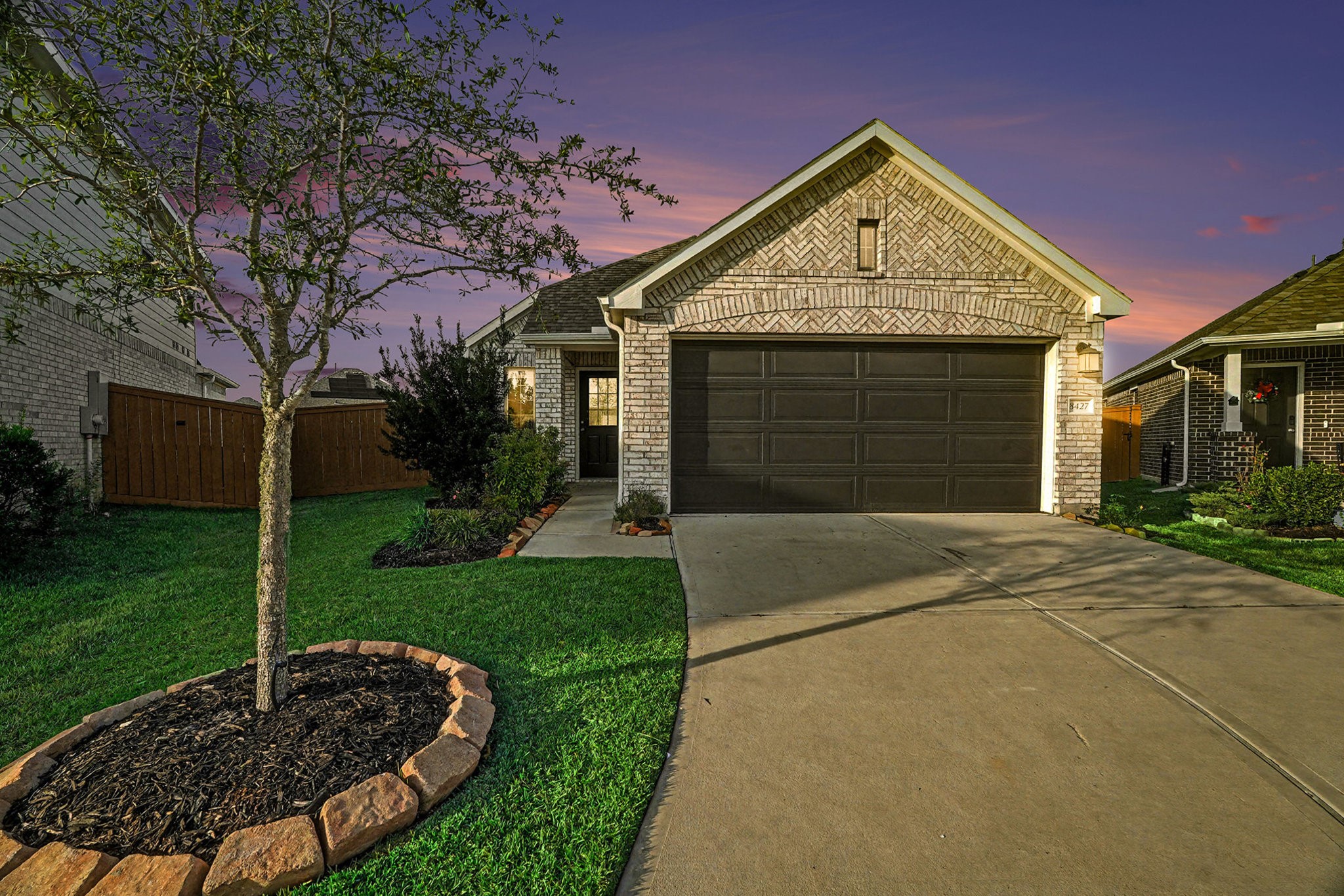 8427 Blue Shell Lane Cypress, TX 77433 - Photo 2 of 27 Twilight view of this immaculate home.