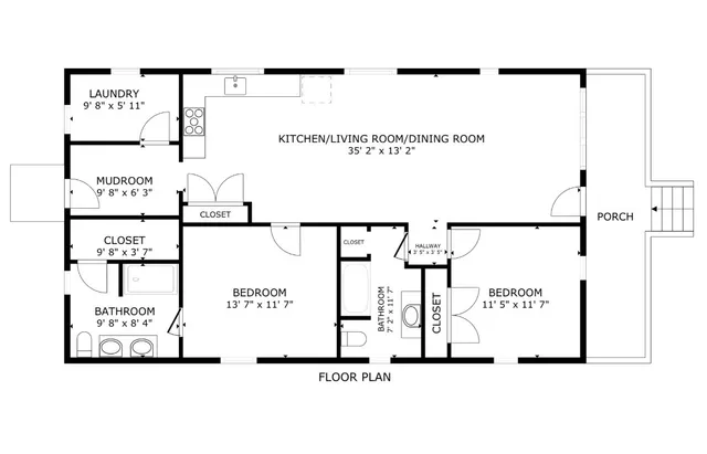 a picture of a floor plan